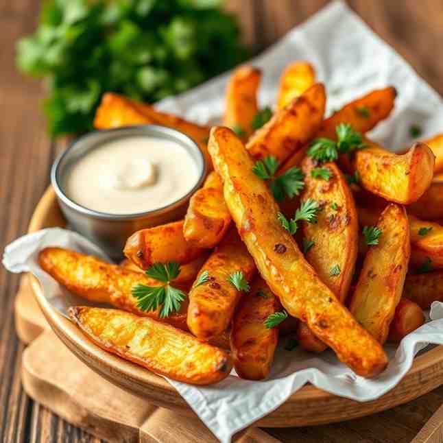 Crunchy Potato Wedges Recipe - Better Than Fries